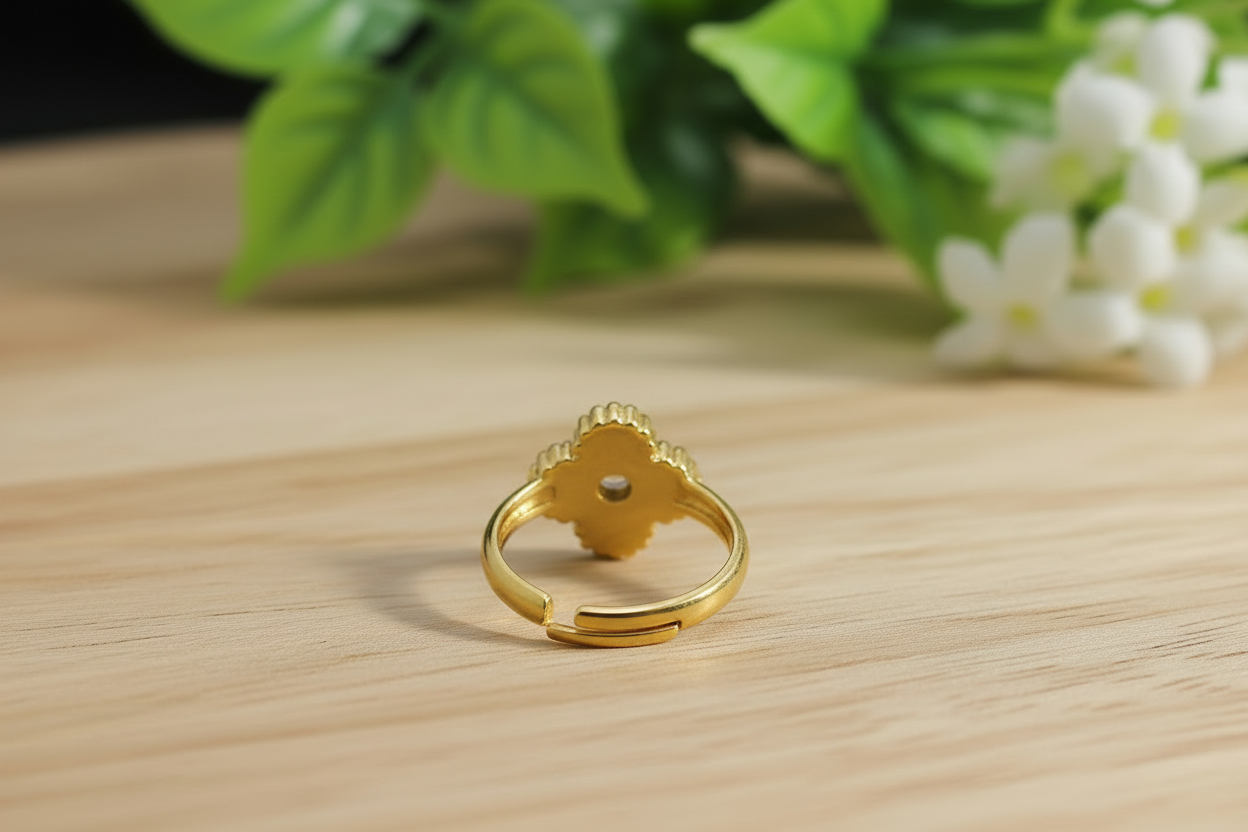 Adjustable open back - back view