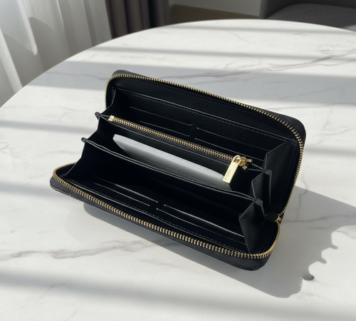 Black Gucci GG Wallet Side Premium