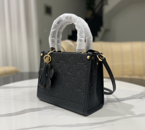 Black Monogram Bag Close-up Detail