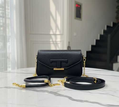 Black T-Clasp Bag Premium Main