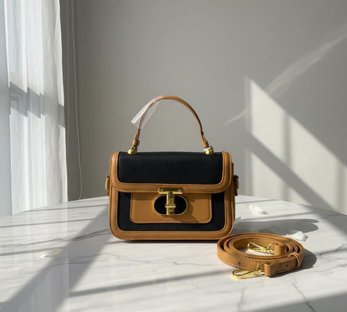 Black Tan Bag Premium Main