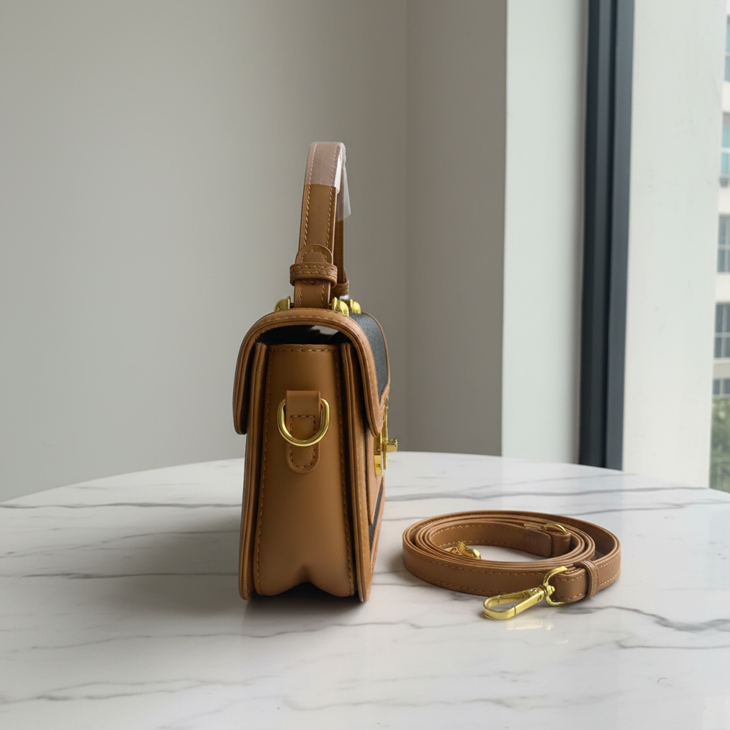 Black Tan Bag Side Premium