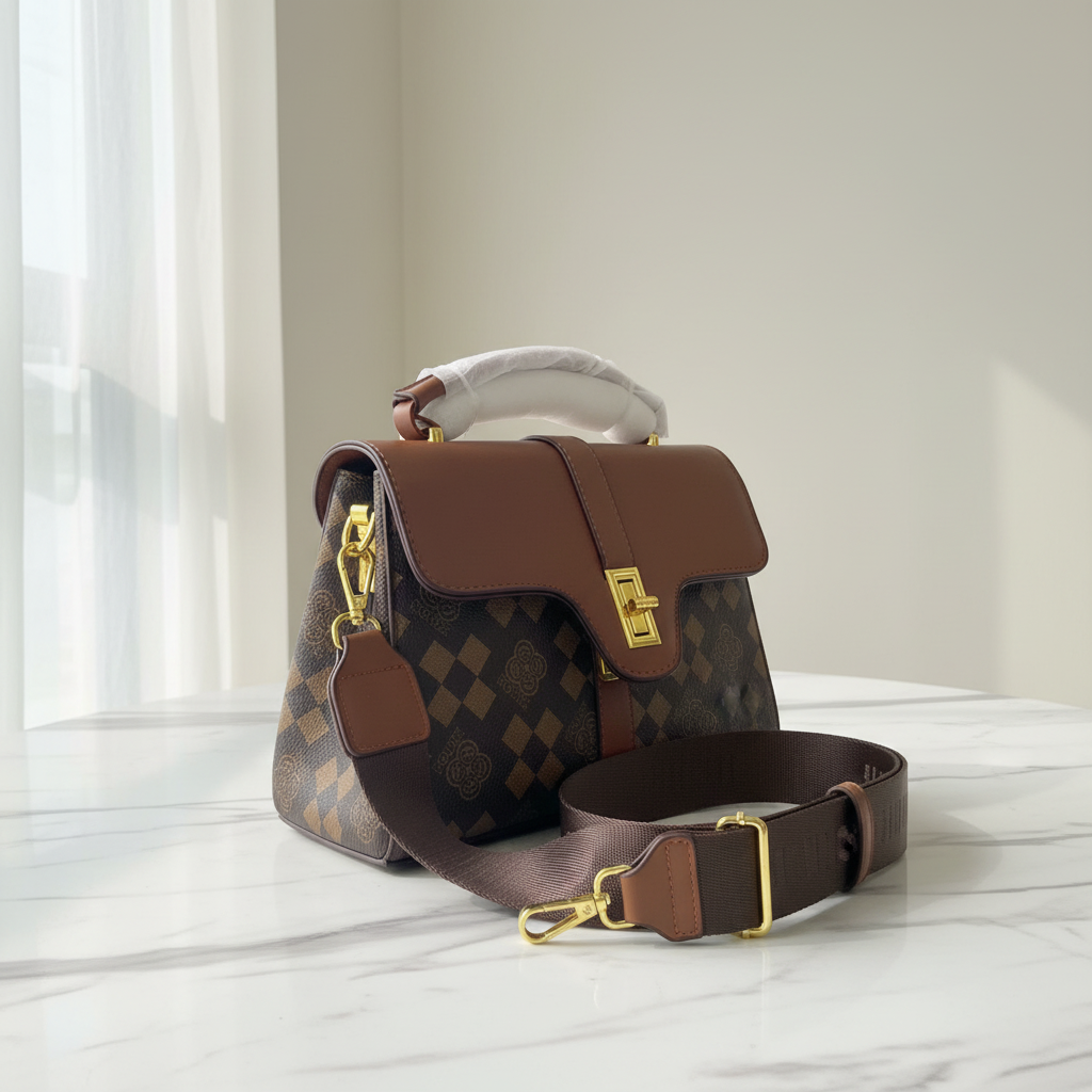 Brown Monogram Bag Side Premium