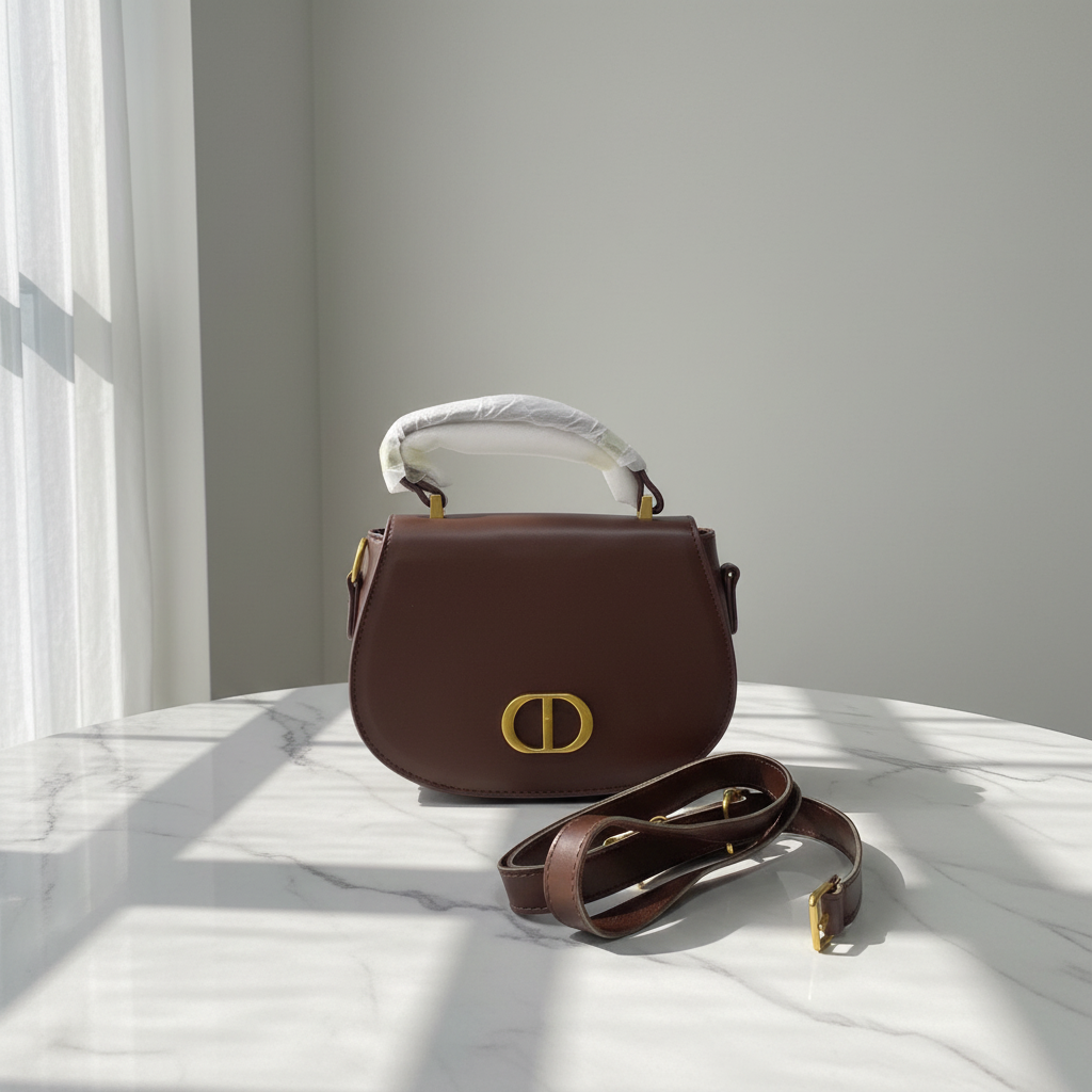 Brown Saddle Bag Front Premium