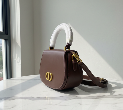 Brown Saddle Bag with Strap Premium