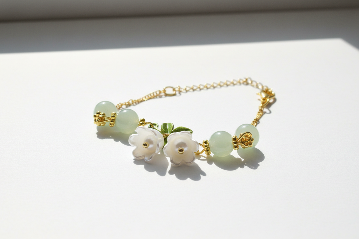 Charm Bracelet Angled View