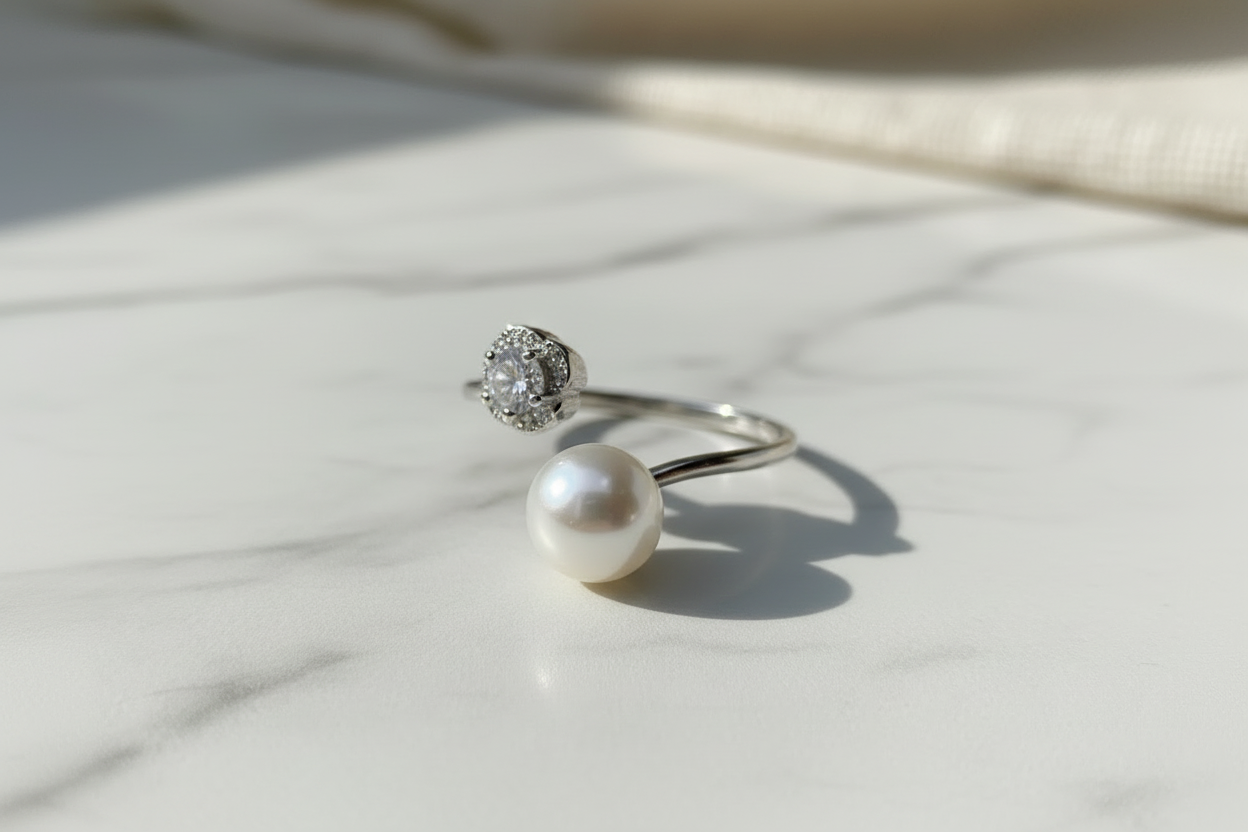 Close-up pearl detail