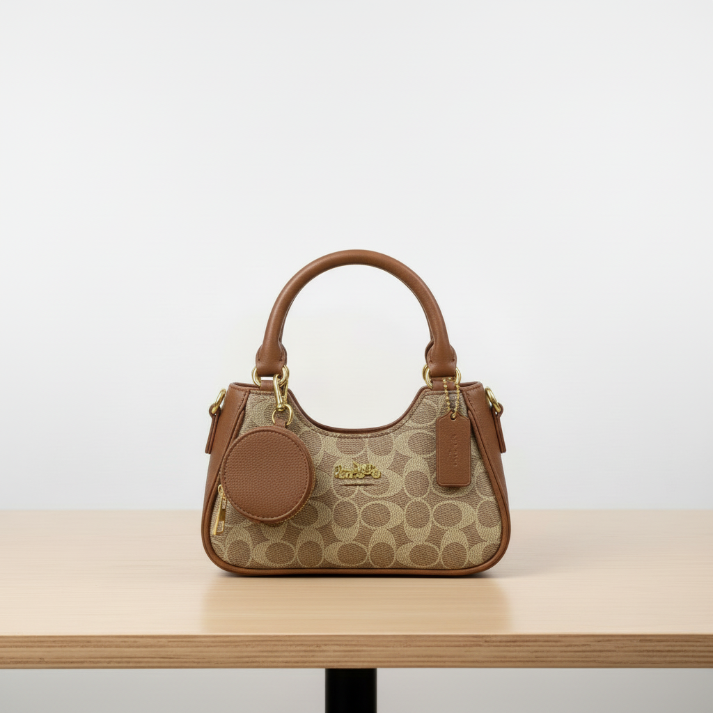 Coach Beige Signature - Clean Design
