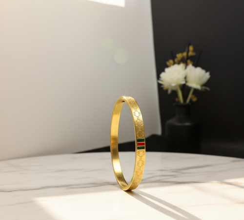 Enamel Bracelet - Diagonal View with Sunshine