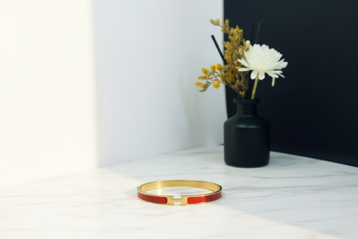 H-Buckle Bracelet - Diagonal View