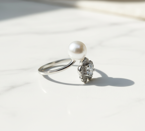 Close-up pearl detail