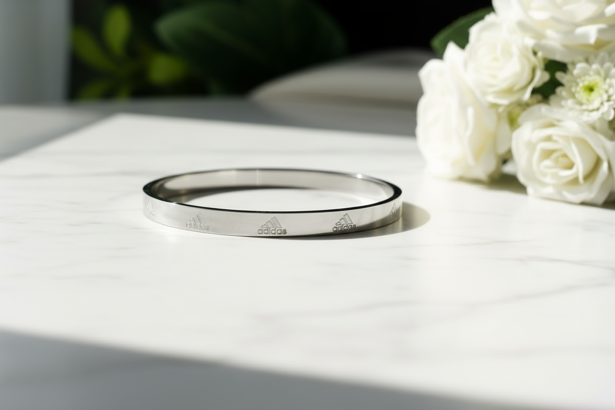 Silver Bracelet - Extreme Close-up with Sunshine