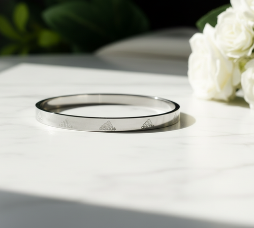 Silver Bracelet - Extreme Close-up with Sunshine