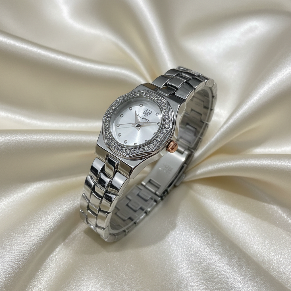 True Worth Silver Watch - 45 Degree