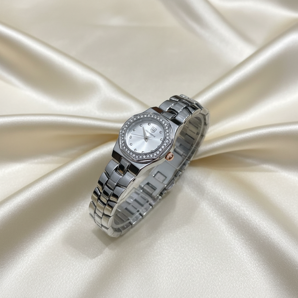 True Worth Silver Watch - Diagonal