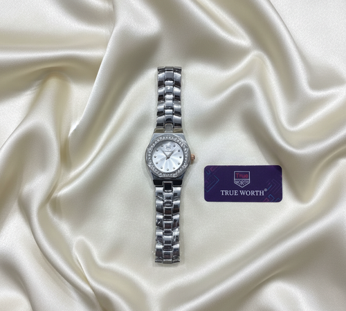 True Worth Silver Watch - Diagonal