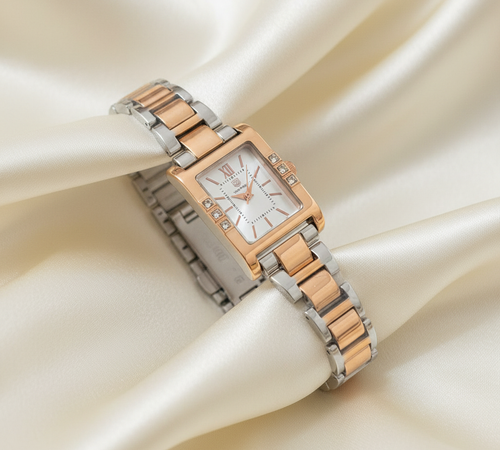 True Worth Watch - Top View on Silk